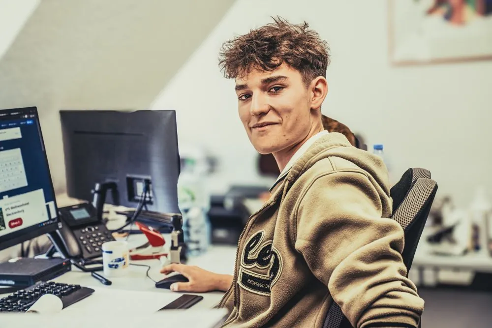 Unser Nachwuchs am Arbeitsplatz