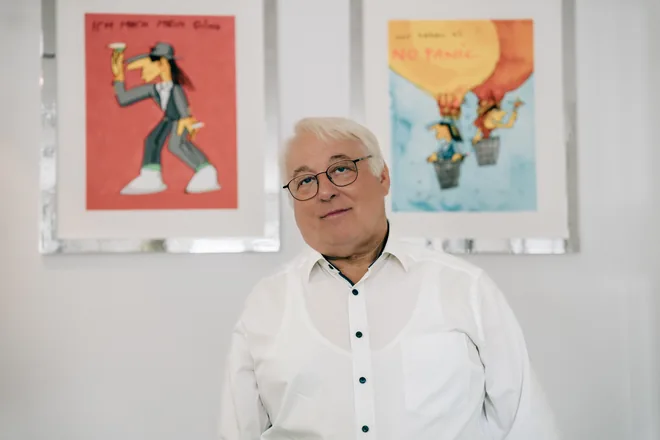 Hans-Jürgen Fischer in seinem Büro