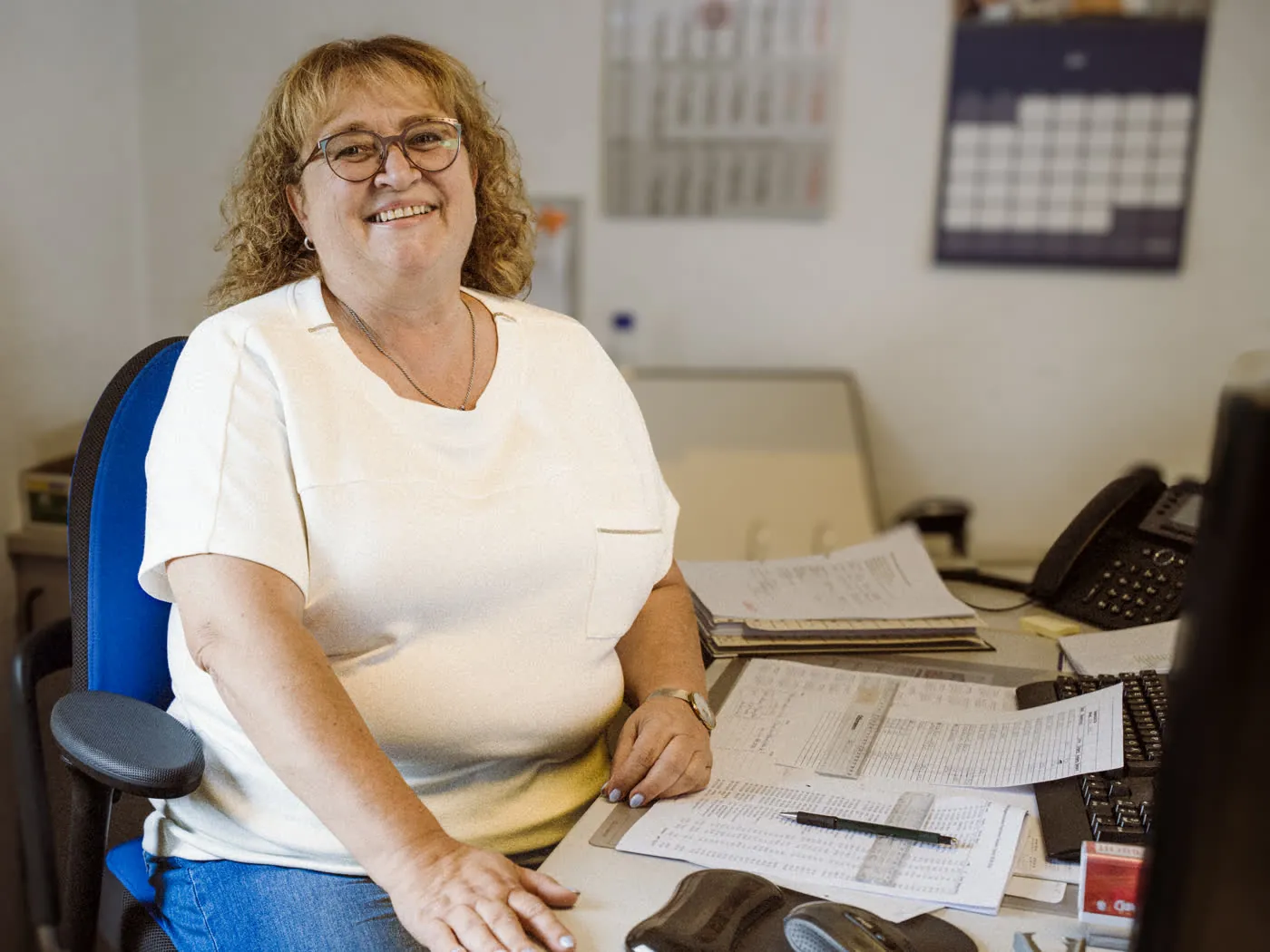 Mitarbeiterin im Büro Marpingen