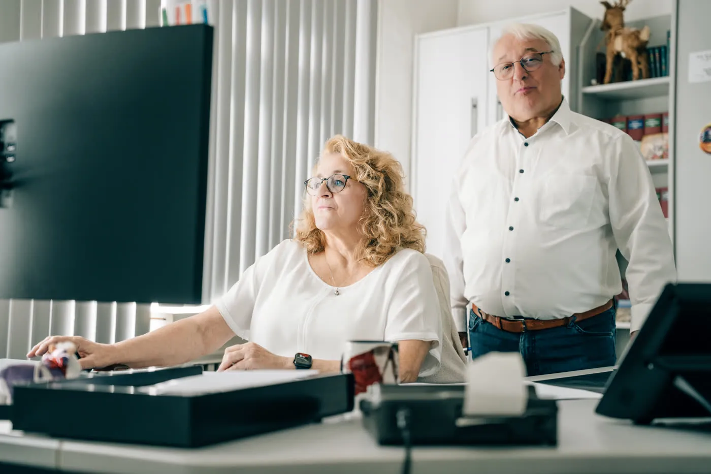 Zusammenarbeit am Bildschirm in Neunkirchen